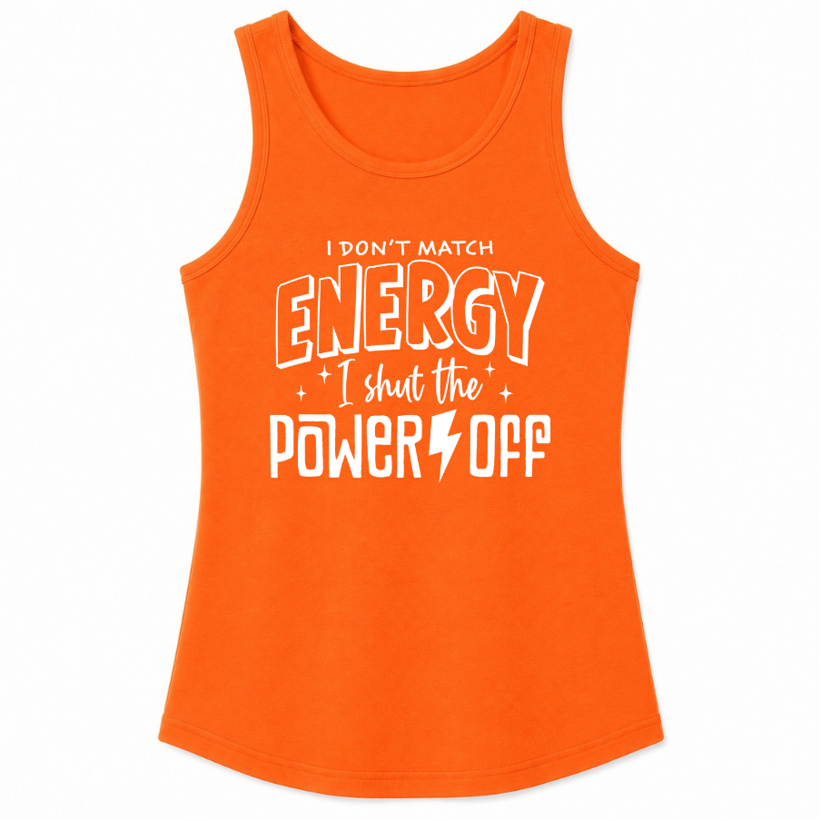 I Don't Match Energy Classic Unisex Tank Top