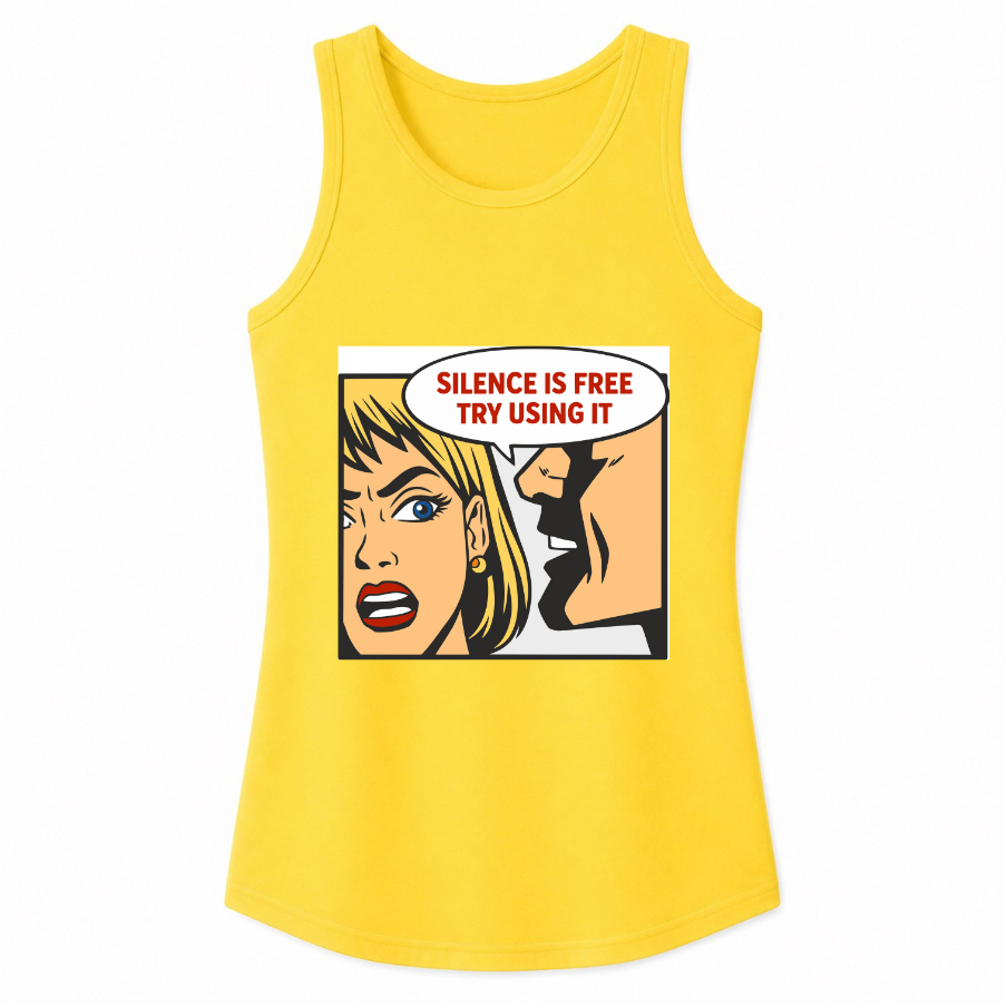 Silence Is Free Classic Unisex Tank Top