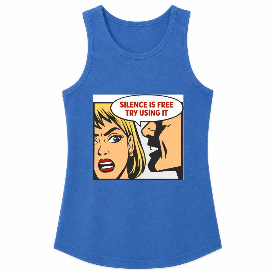 Silence Is Free Classic Unisex Tank Top
