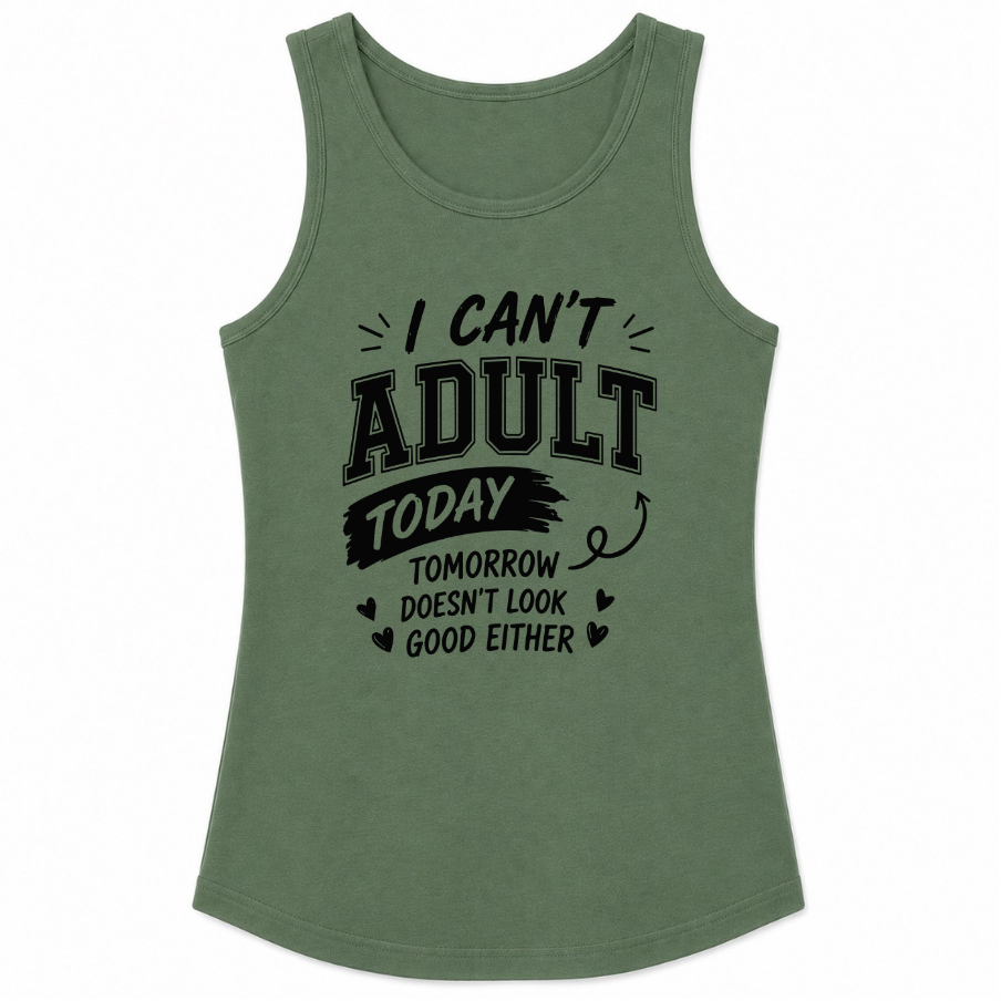 I Can't Adult Today Classic Unisex Tank Top