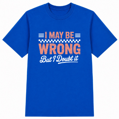 I May Be Wrong But I Doubt It Classic Unisex T-Shirt