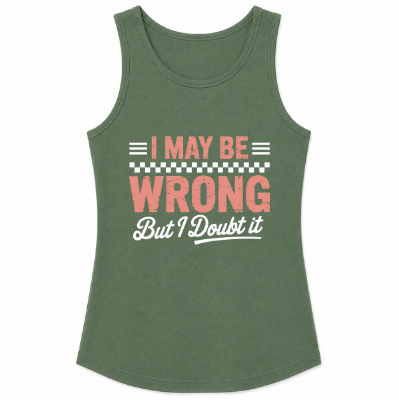 I May Be Wrong But I Doubt It Classic Unisex Tank Top