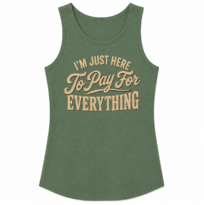 I'm Just Here to Pay for Everything Classic Unisex Tank Top