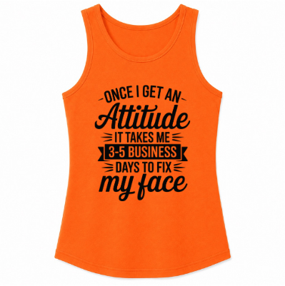 Once I Get an Attitude Classic Unisex Tank Top
