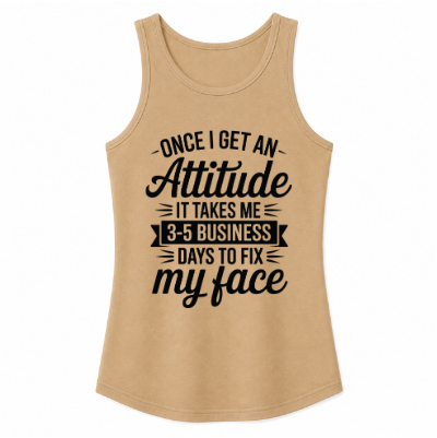 Once I Get an Attitude Classic Unisex Tank Top