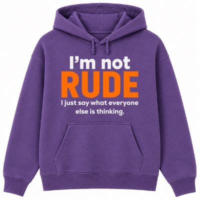 I'm Not Rude Classic Unisex Hoodie