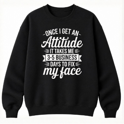 Once I Get an Attitude Classic Unisex Sweatshirt